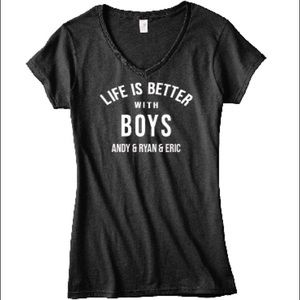 Customized Life is better with boys shirt.